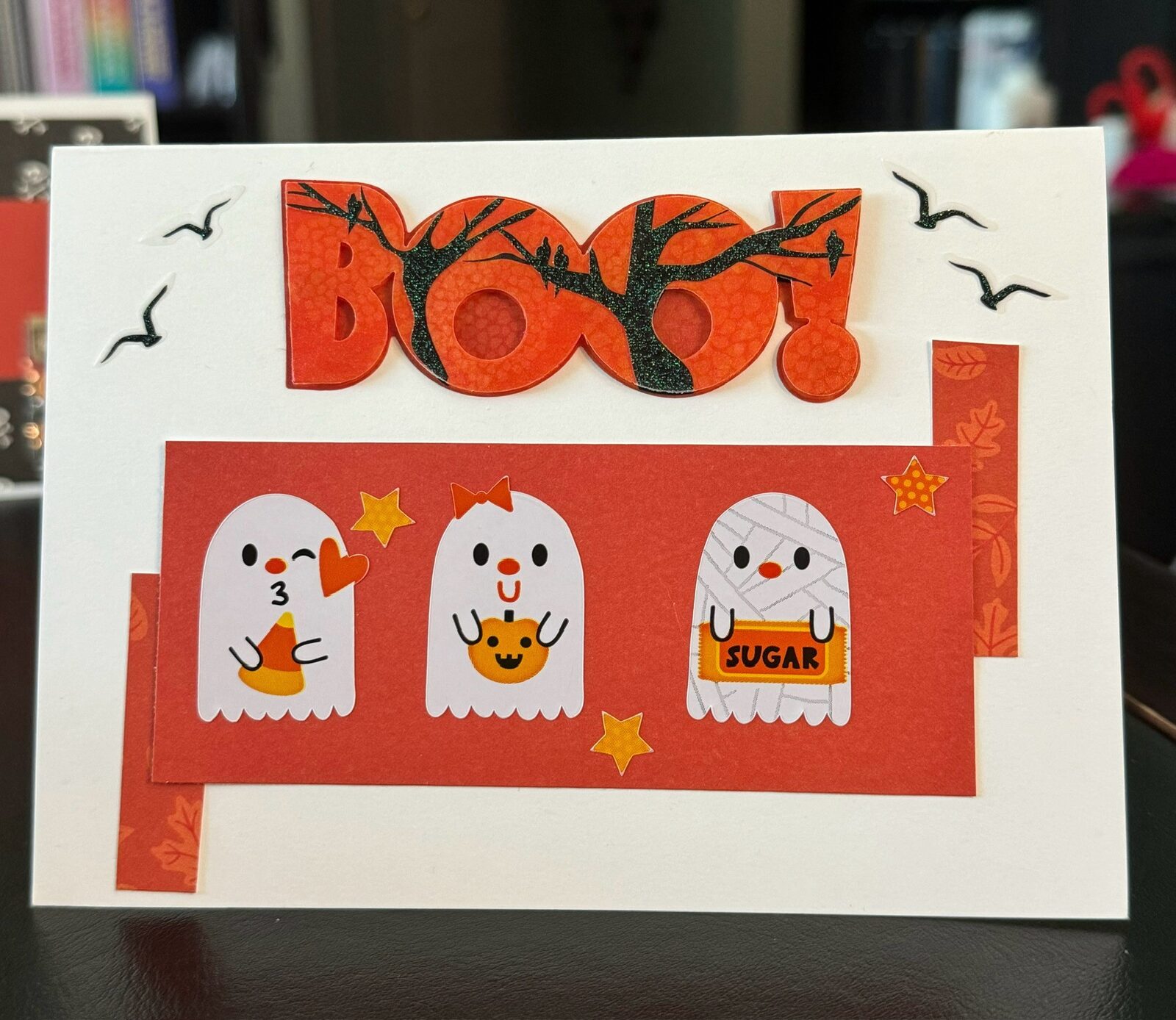 Halloween Card - Boo Ghosts