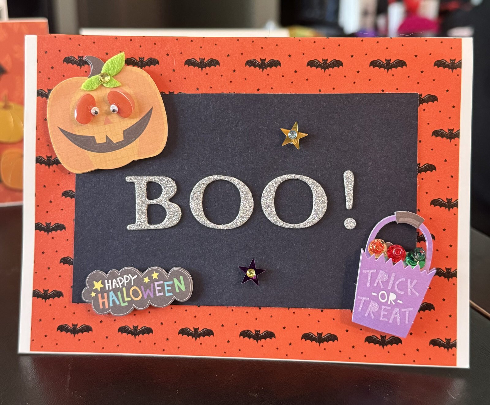 Halloween Card - Boo Pumpkin