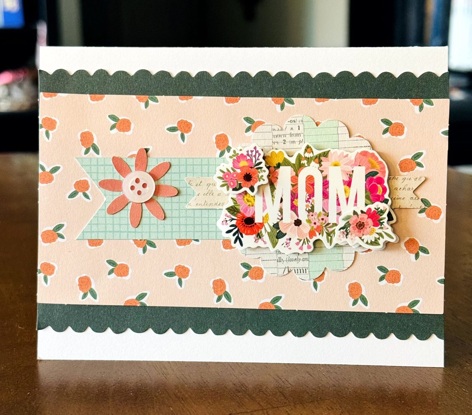 Mother's Day Card - Mom Floral