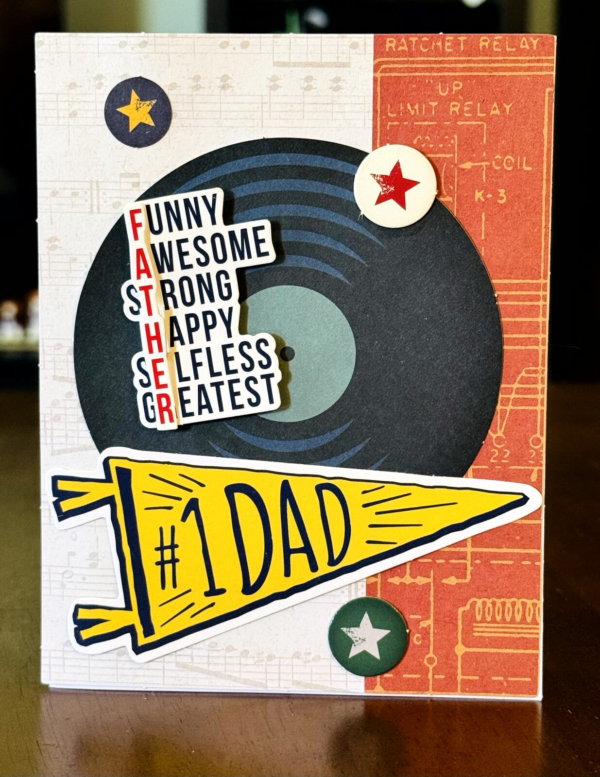 Father's Day Card - #1 Dad